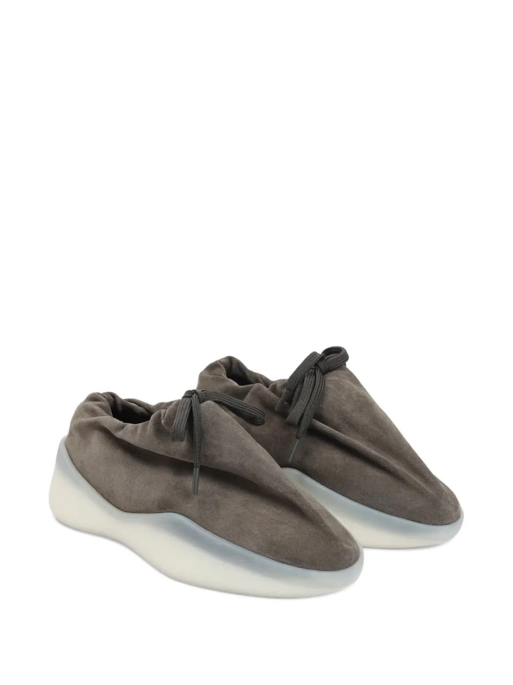 suede drawstring sneakers