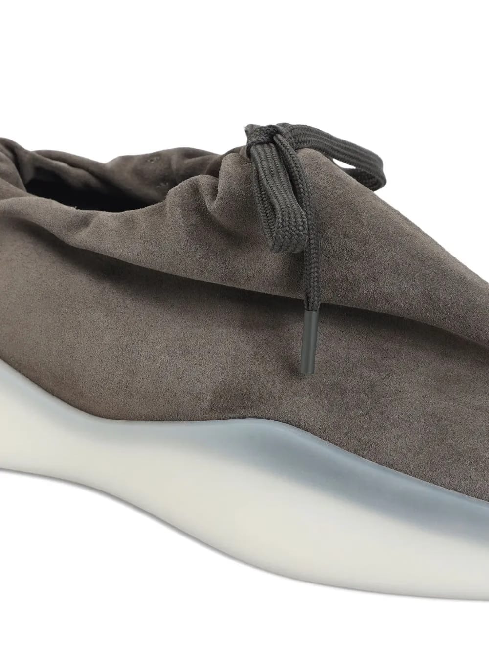 suede drawstring sneakers