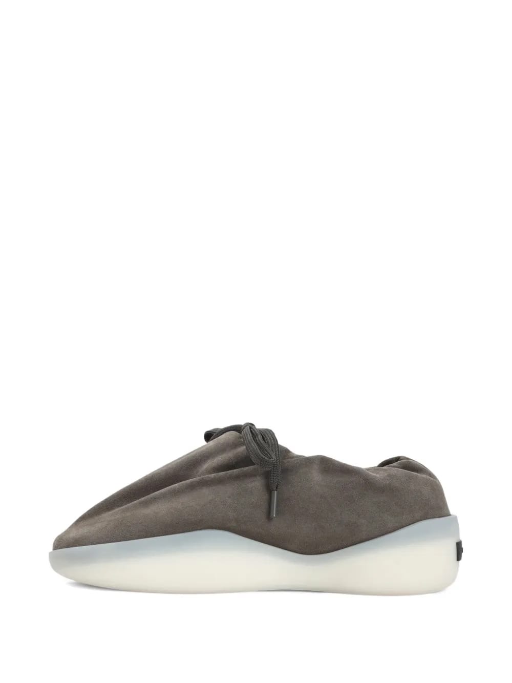 suede drawstring sneakers