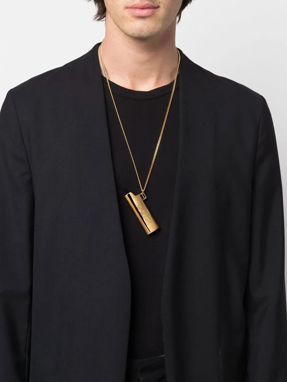 logo lighter case pendant necklace
