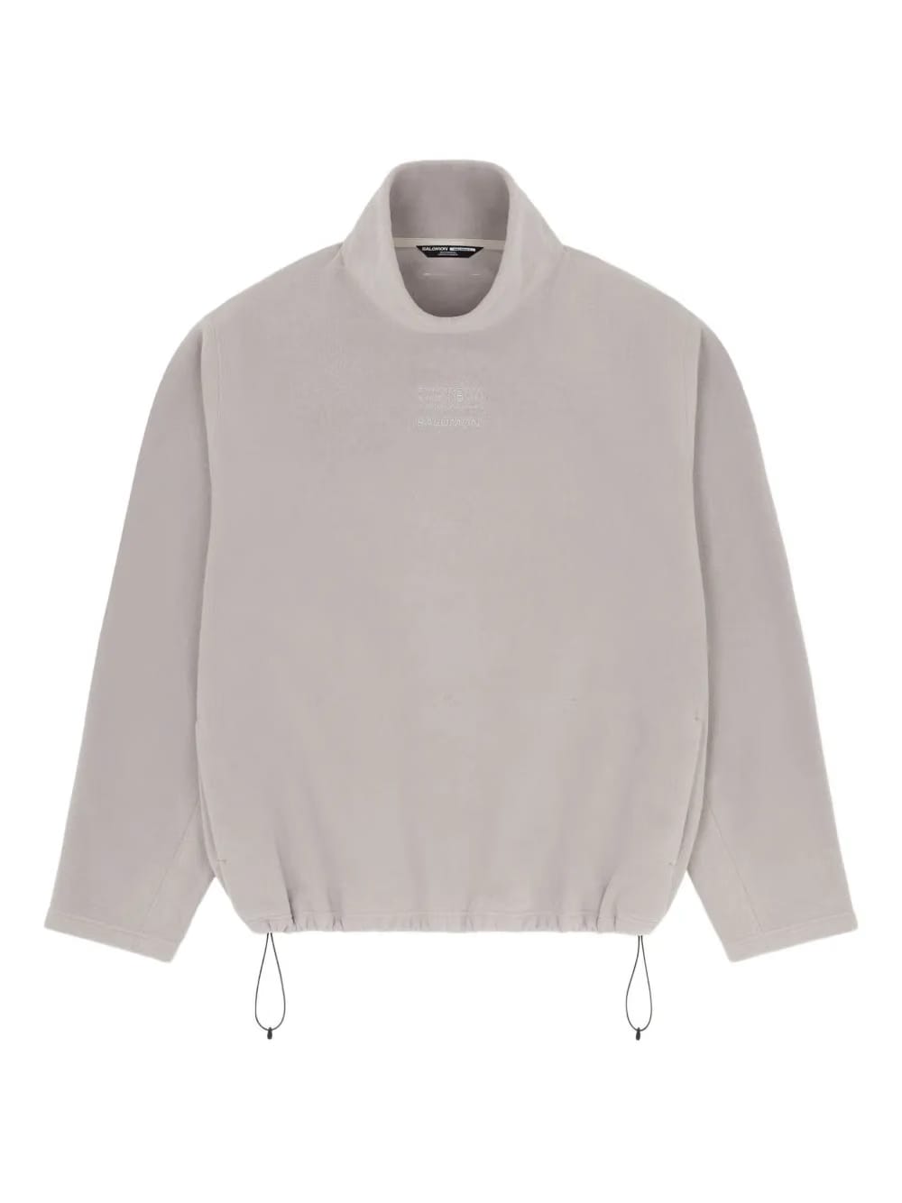 drawstring fleece long-sleeved T-Shirt