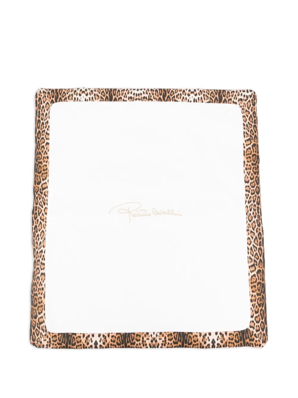 leopard-print baby blanket