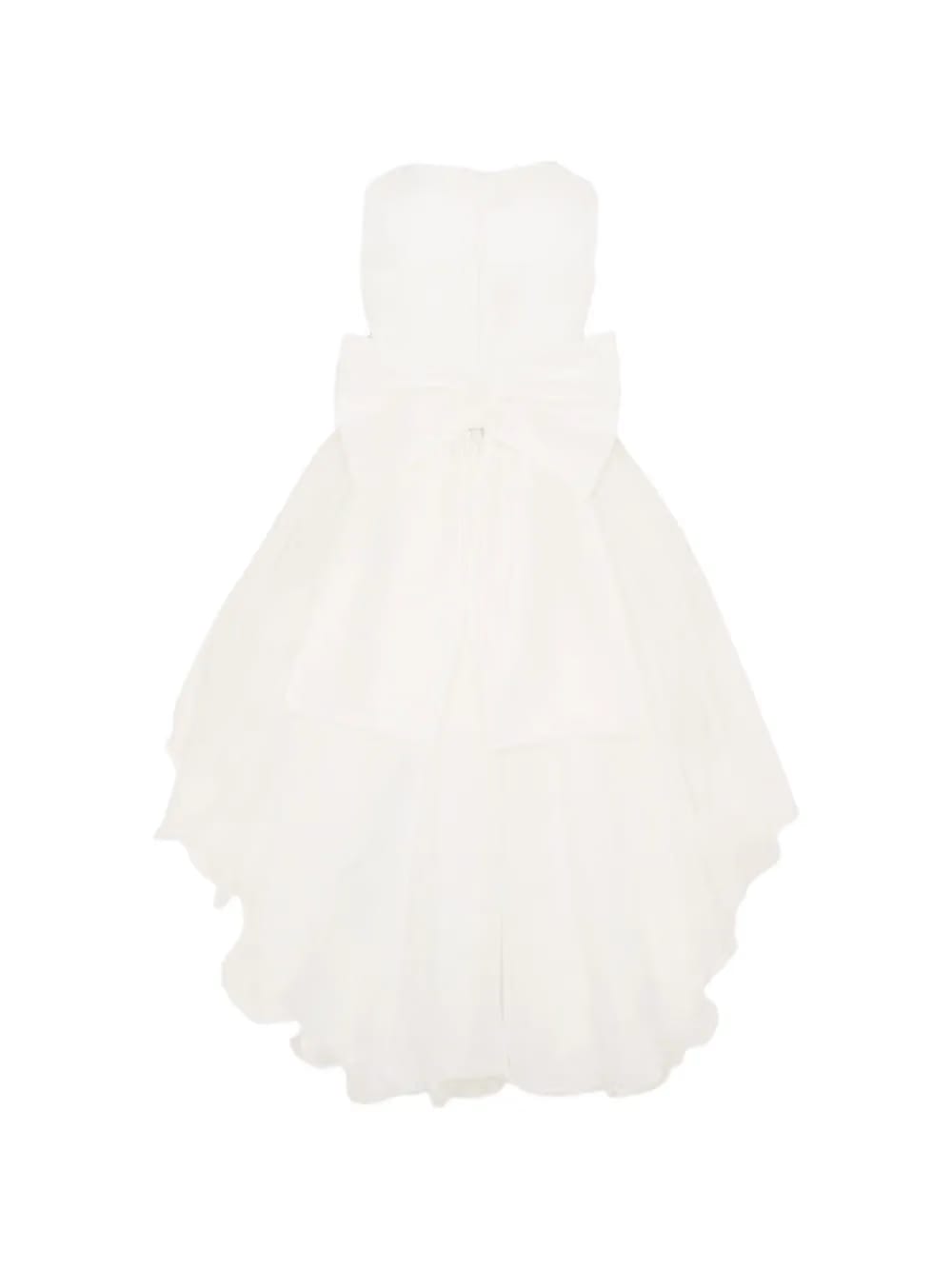 bow-detail short-sleeve dress