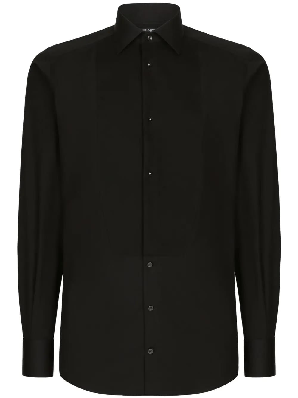 Gold-fit cotton tuxedo shirt