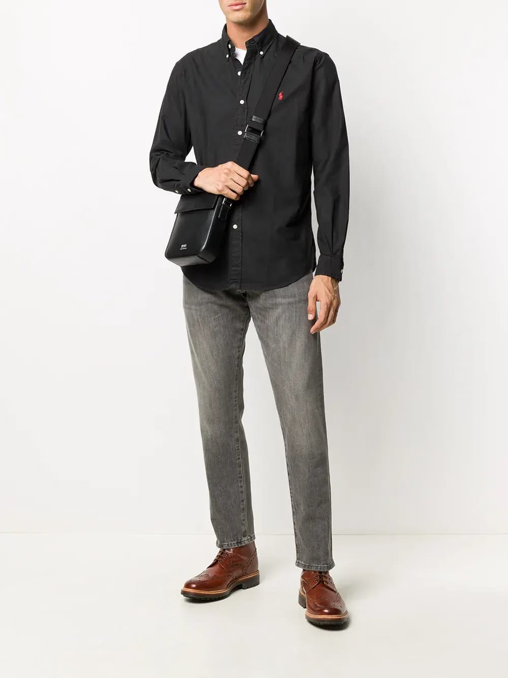 plain long-sleeved shirt
