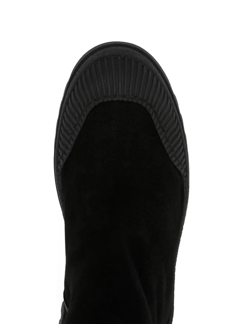 Rugged suede boots