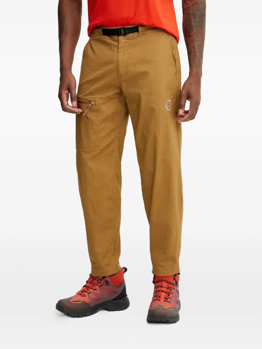 Tamaro belt-detail trousers