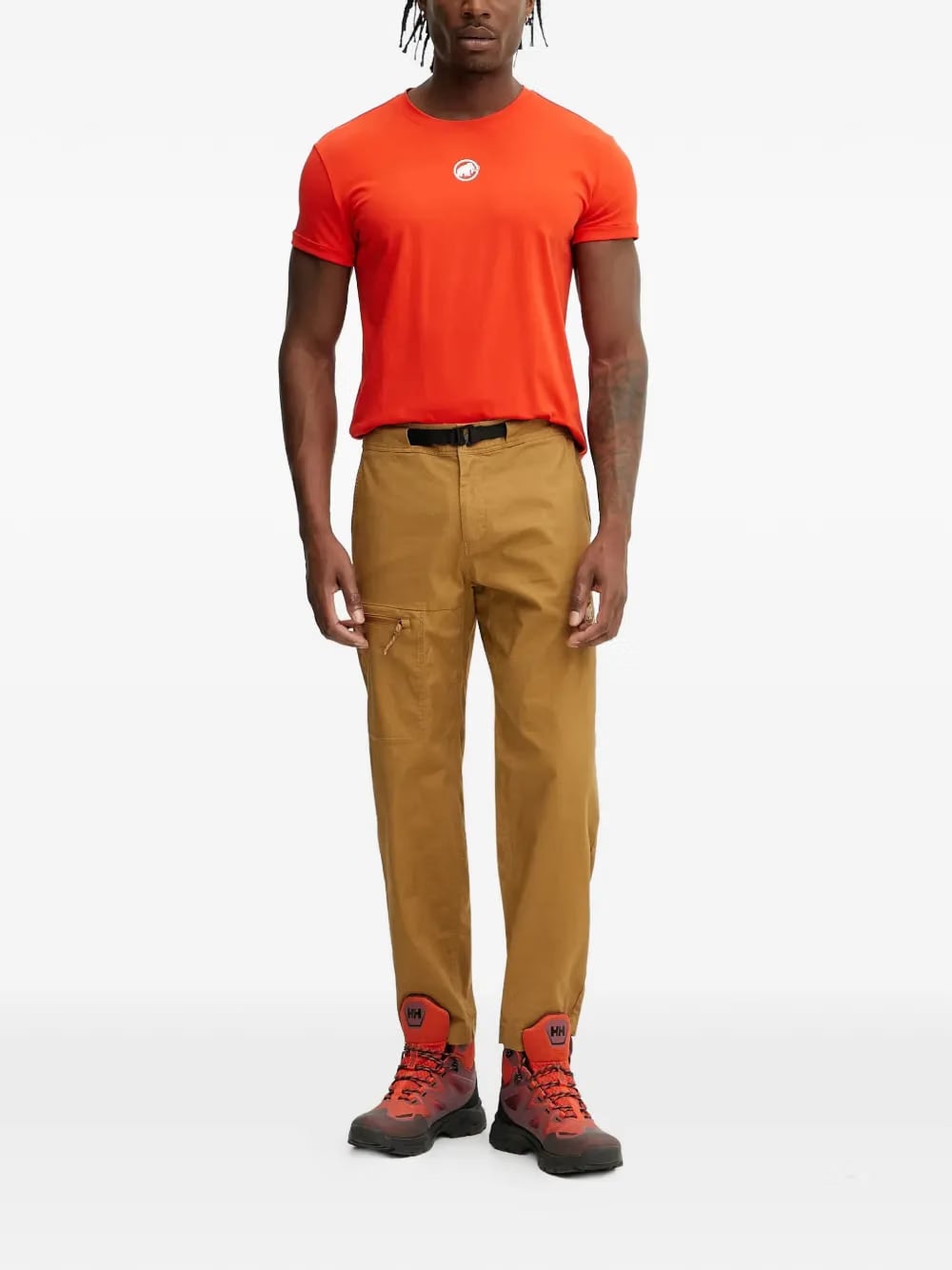 Tamaro belt-detail trousers