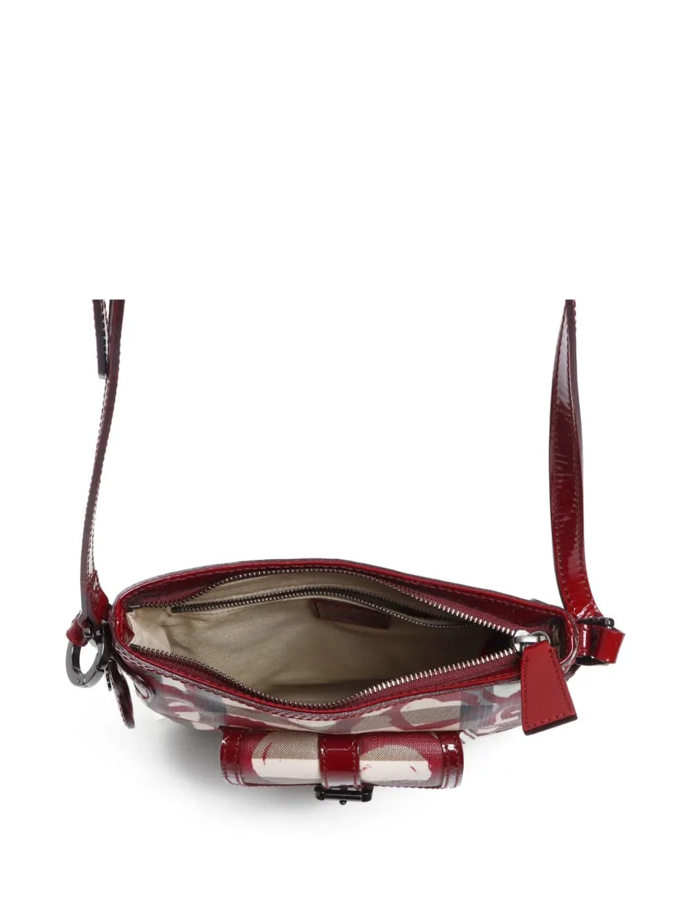 2000-2020's Heart Nova Check shoulder bag
