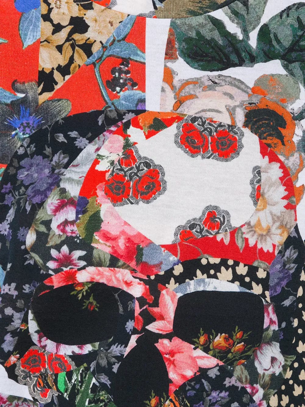 floral skull T-Shirt