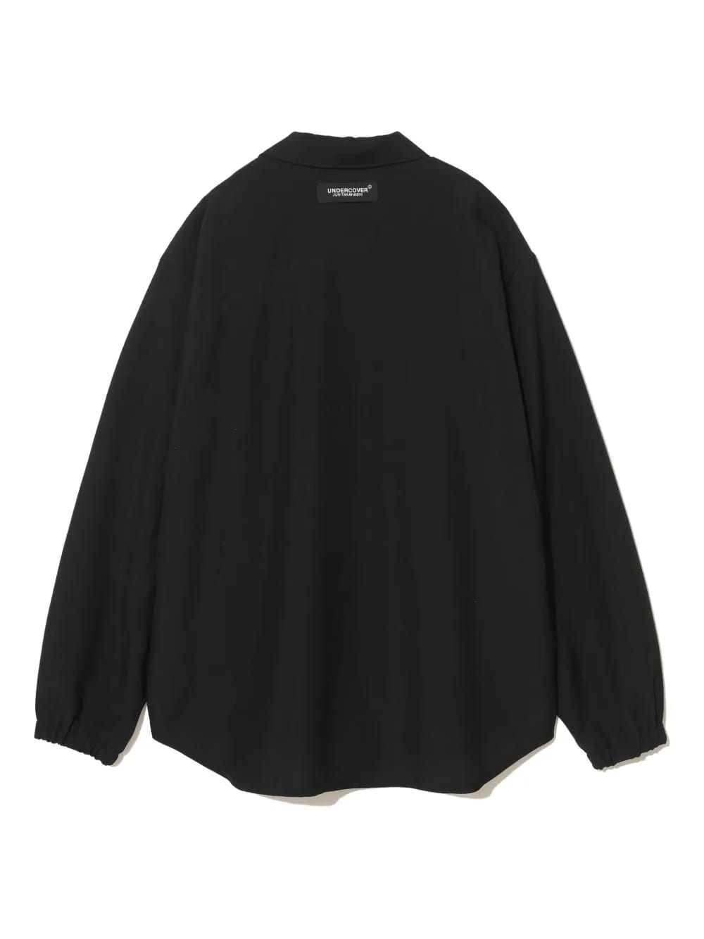 elastic-cuff wool jacket