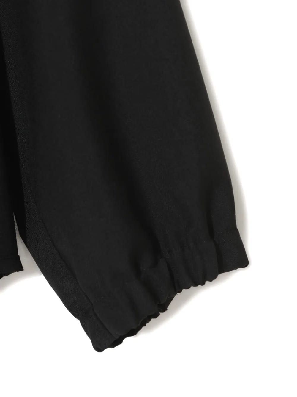 elastic-cuff wool jacket