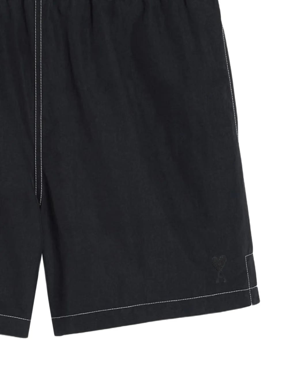 Ami de Coeur contrast-stitching swim shorts