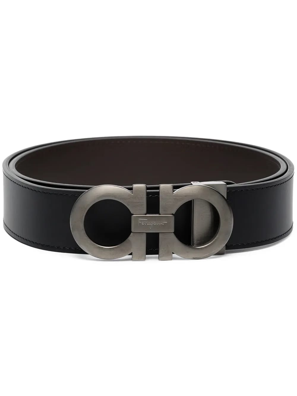 Gancini adjustable buckle belt