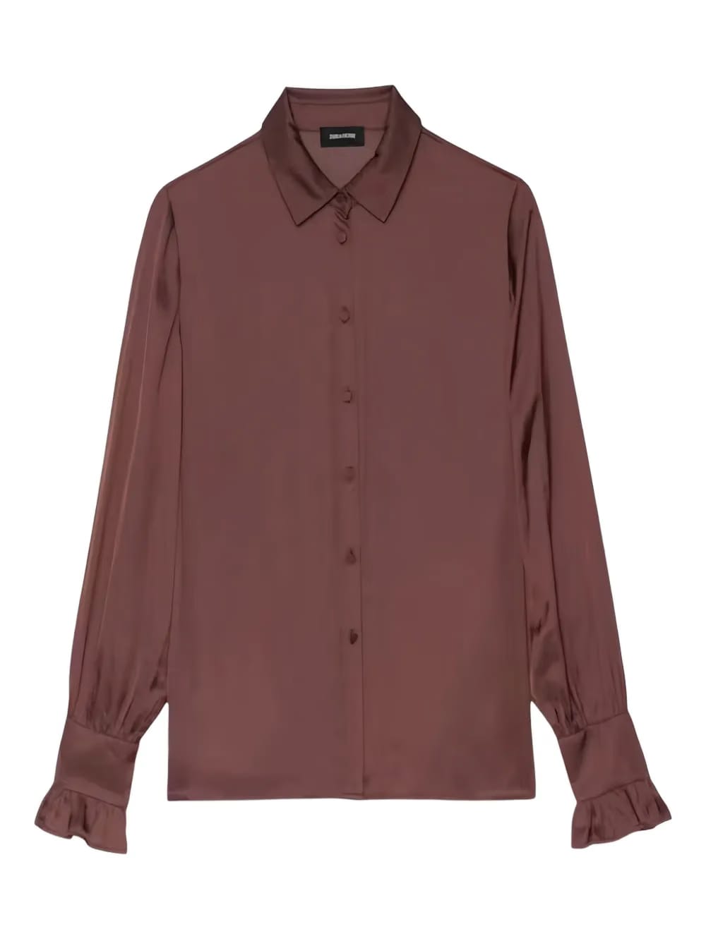 ruffled long-sleeves top