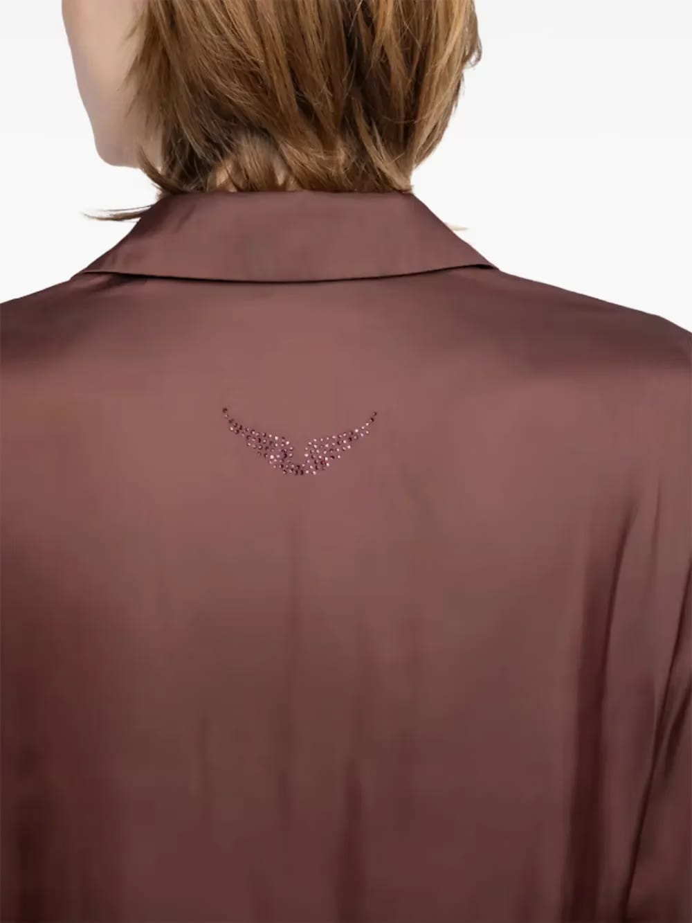 ruffled long-sleeves top