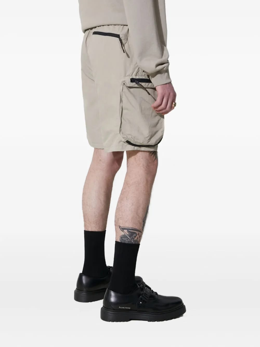 belted cargo shorts