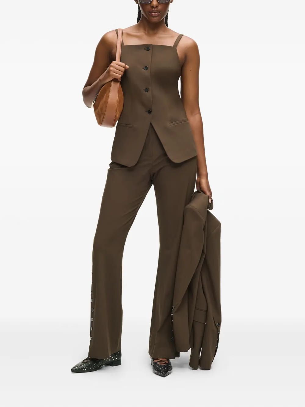 square-neck waistcoat