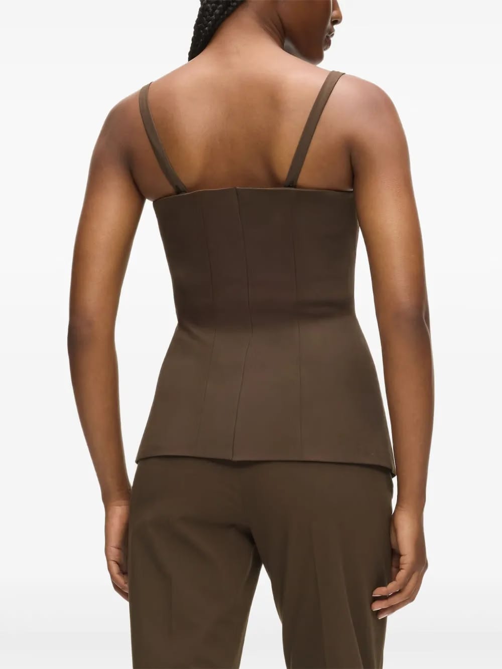 square-neck waistcoat