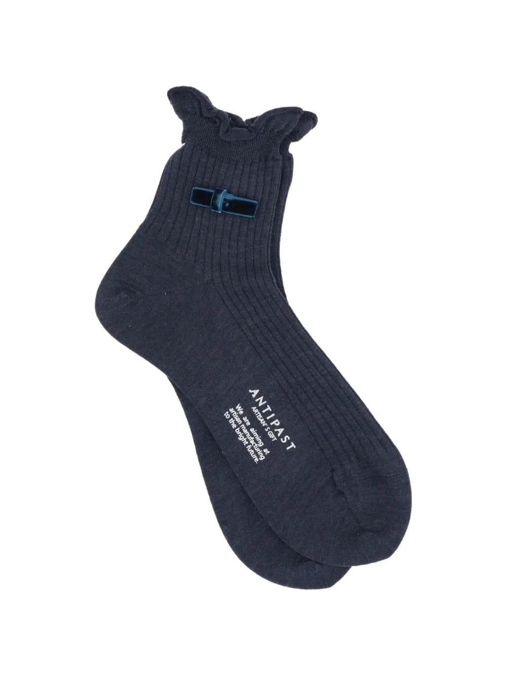 ruffled ribbed socks