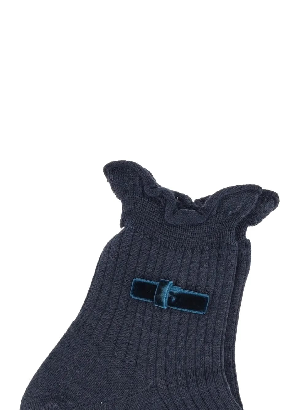 ruffled ribbed socks