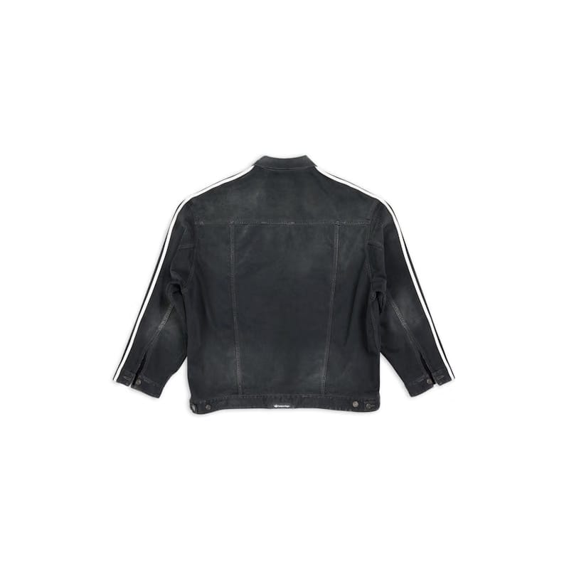 Balenciaga x adidas Oversized Denim Jacket Black