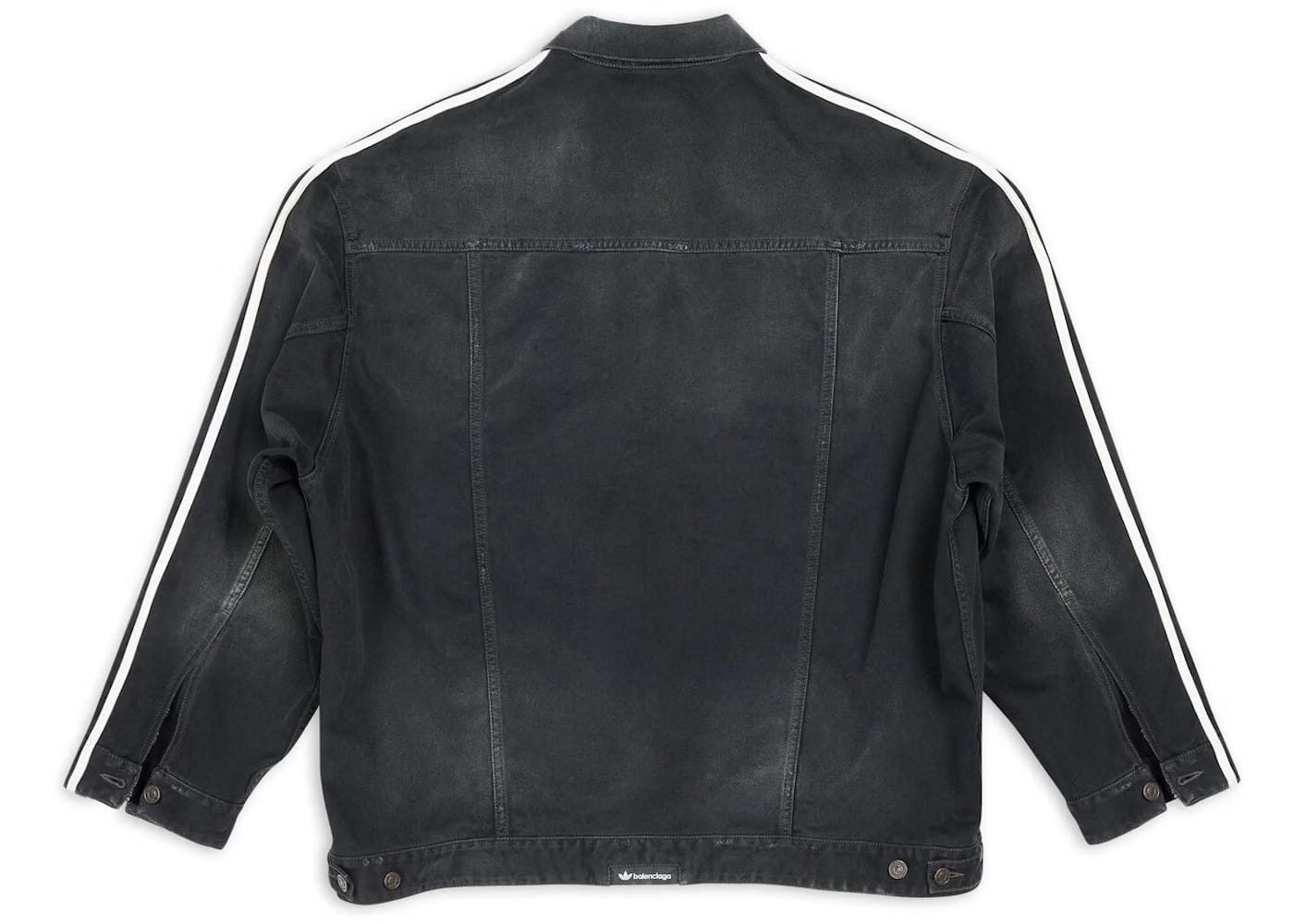Balenciaga x adidas Oversized Denim Jacket Black