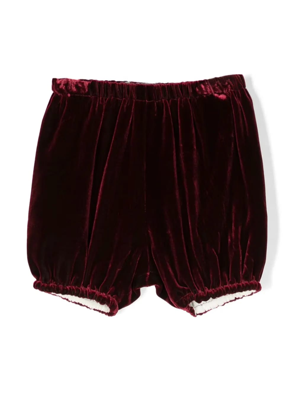 velvet-effect bloomers