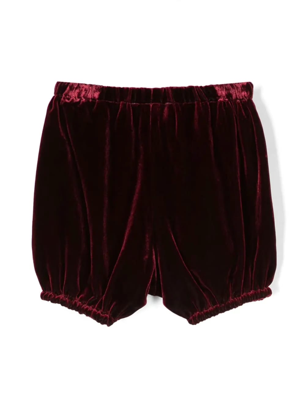 velvet-effect bloomers
