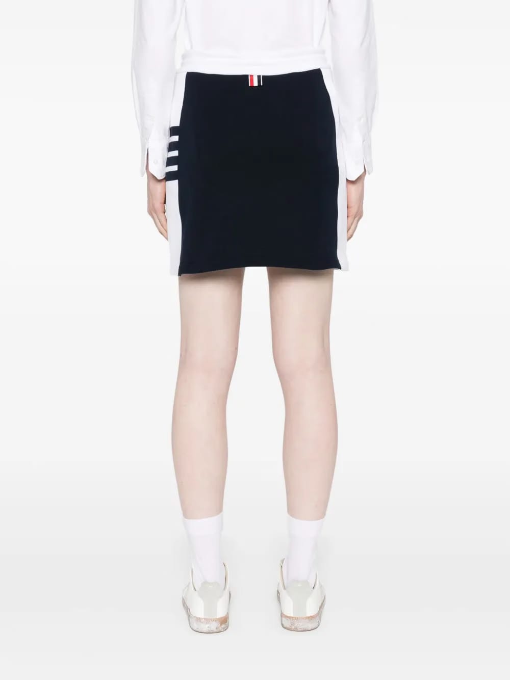 4 Bar-stripe mini skirt
