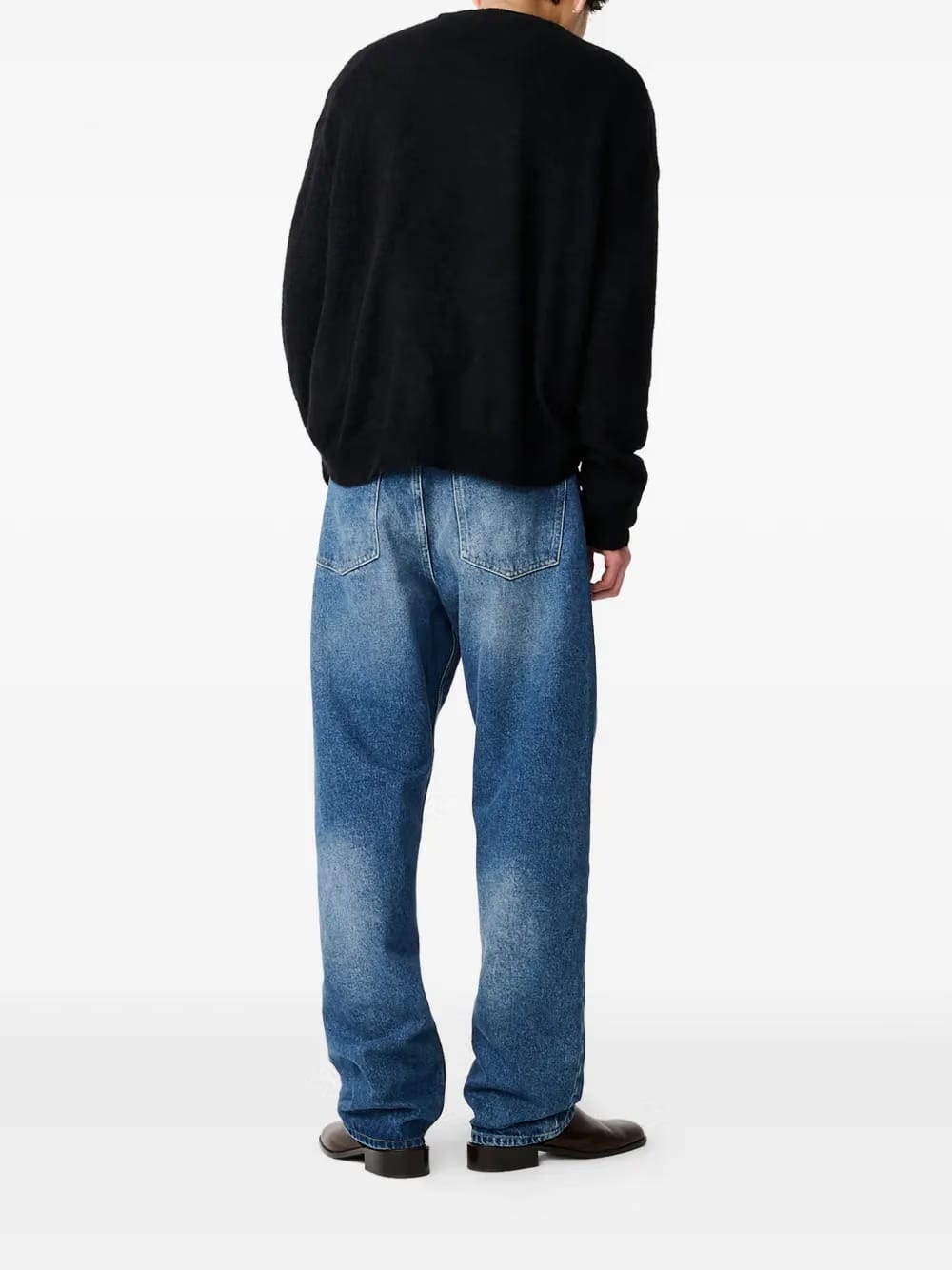 Gulf dropped shoulder knit sweater