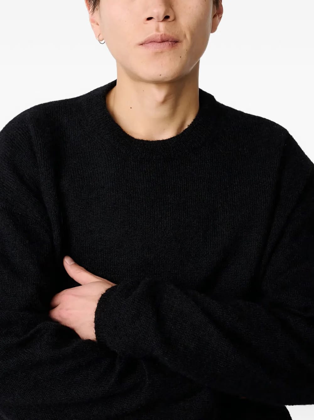 Gulf dropped shoulder knit sweater