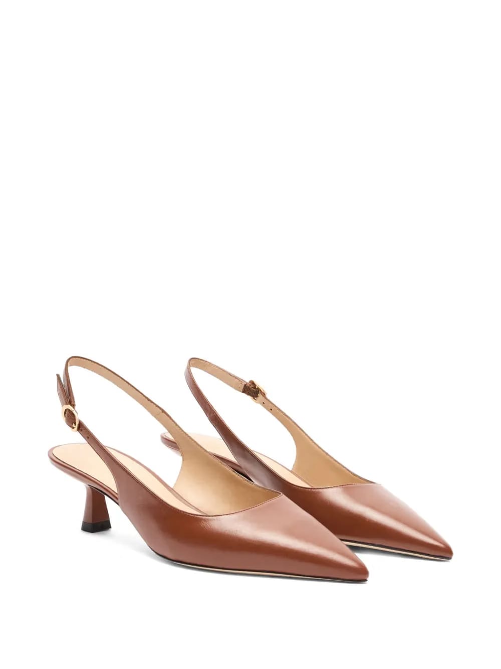 35mm Sculpt slingback pointed-toe pumps