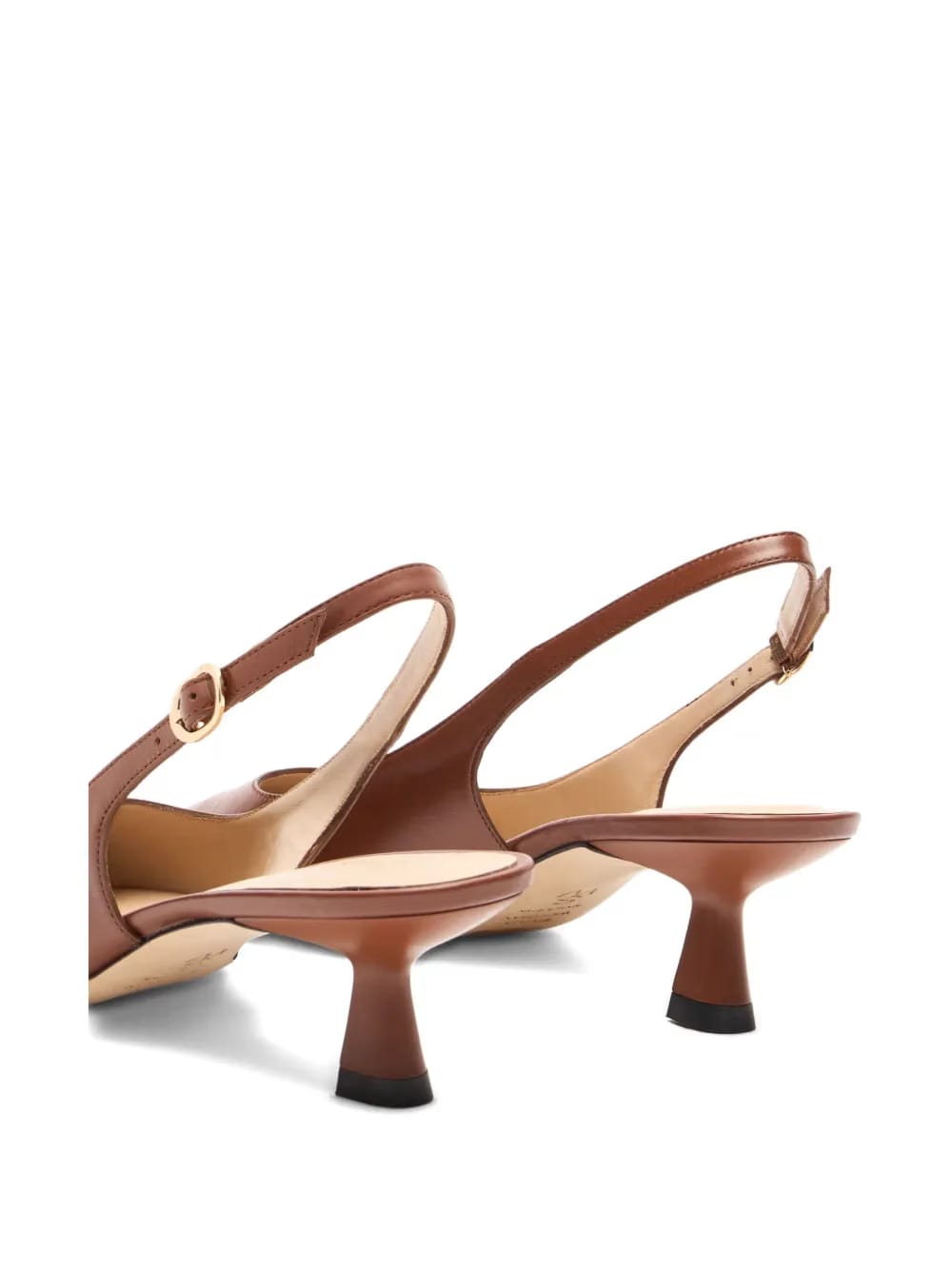 35mm Sculpt slingback pointed-toe pumps