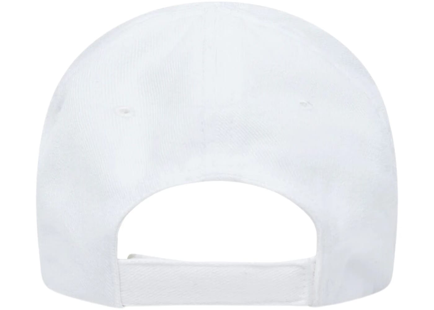 Balenciaga Hand Drawn BB Icon Velcro Tab Baseball Cap White/Black