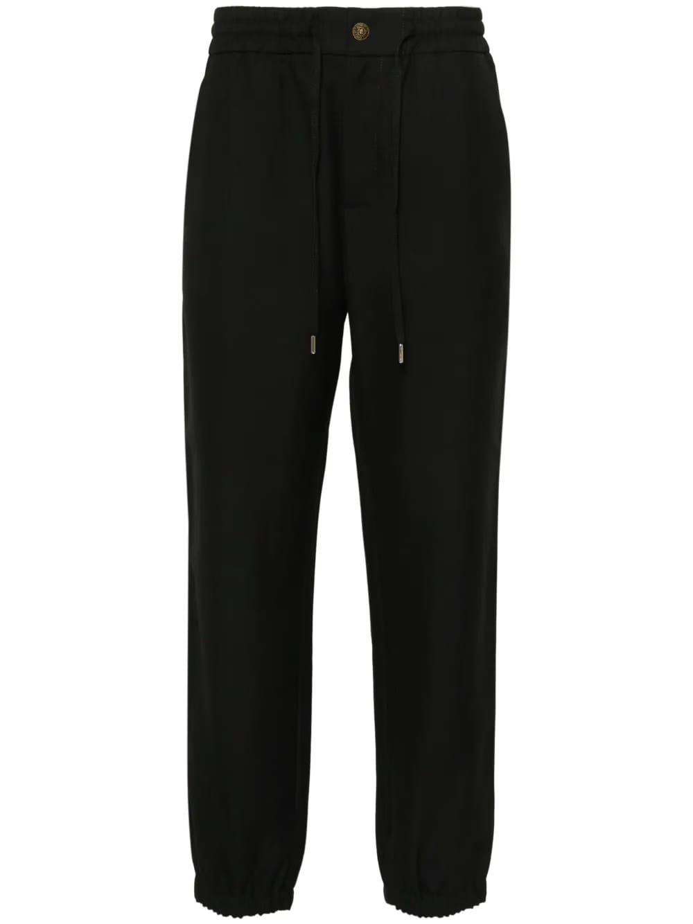 V-Emblem tapered trousers