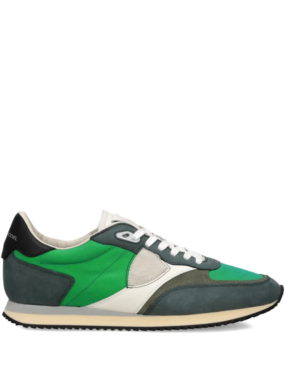 panelled low trainers