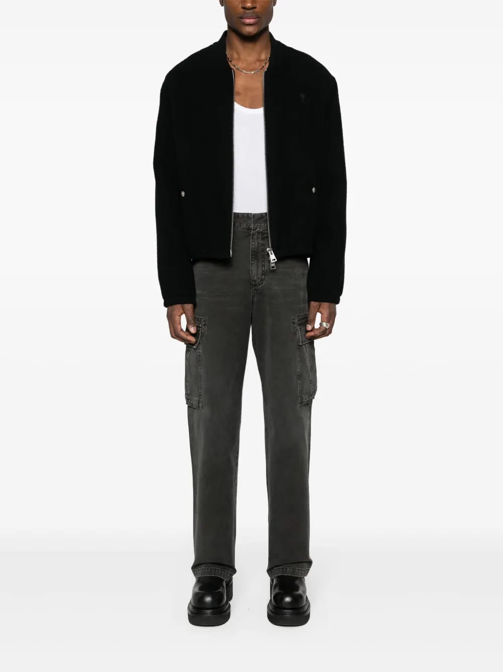 4G-embroidered cargo pants