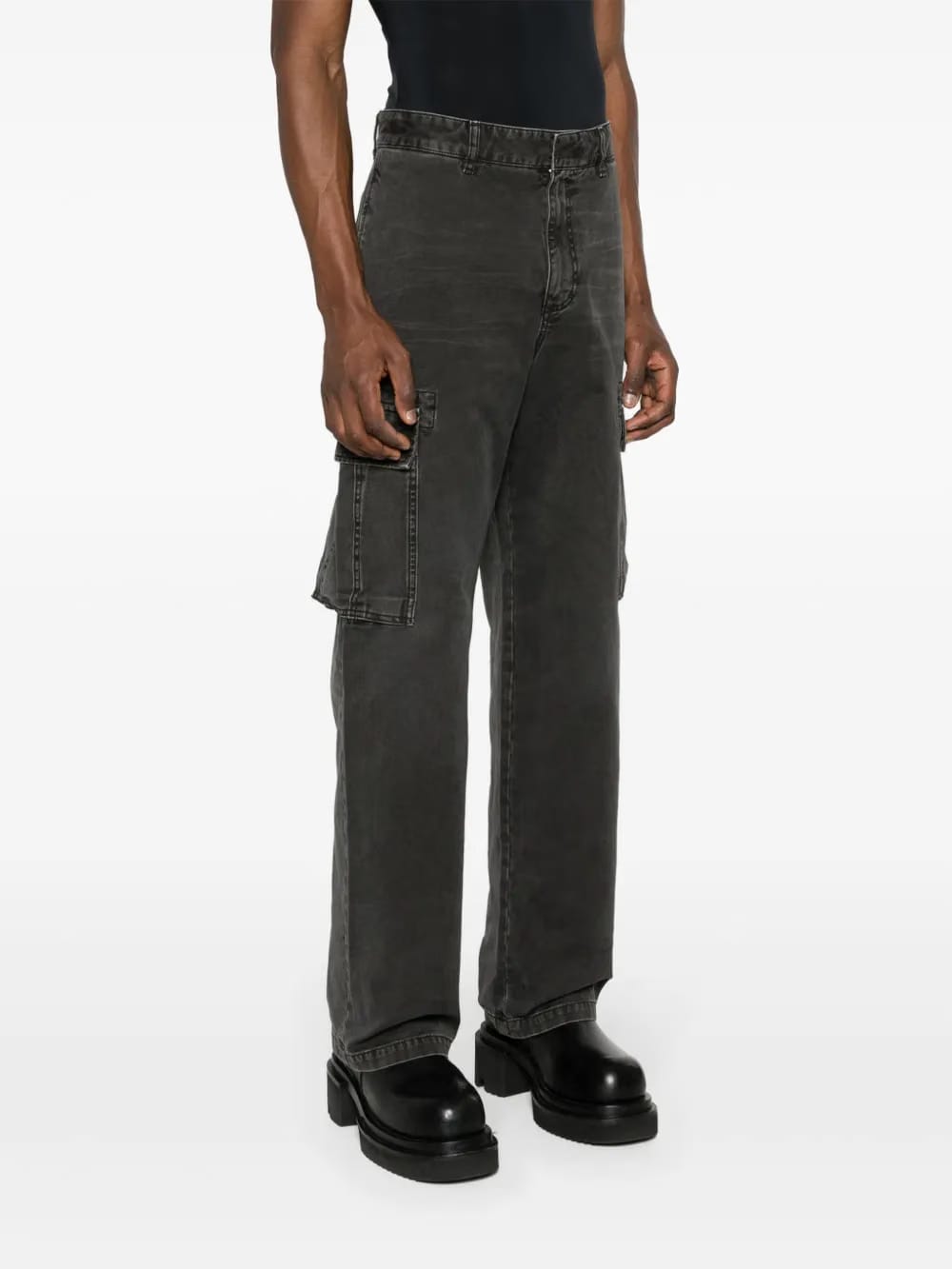 4G-embroidered cargo pants