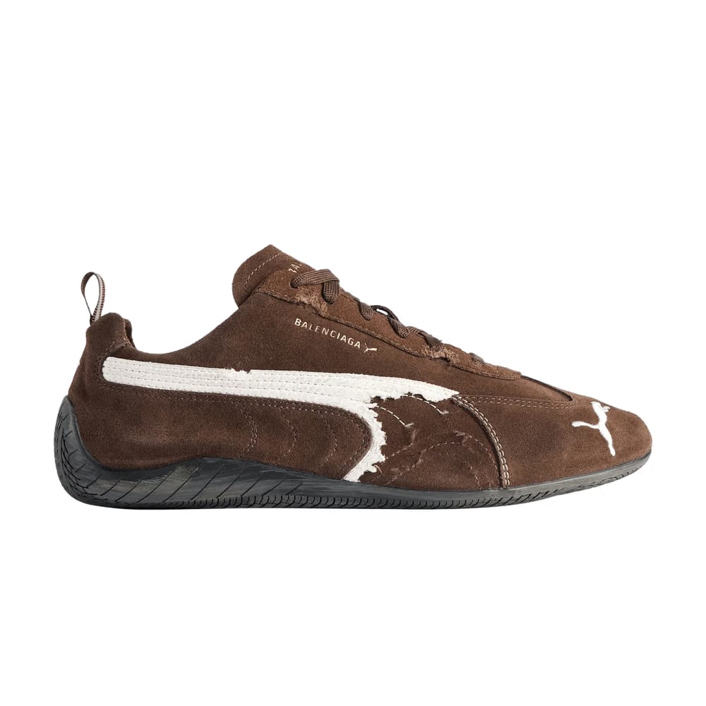 Balenciaga x Speedcat Suede Brown White