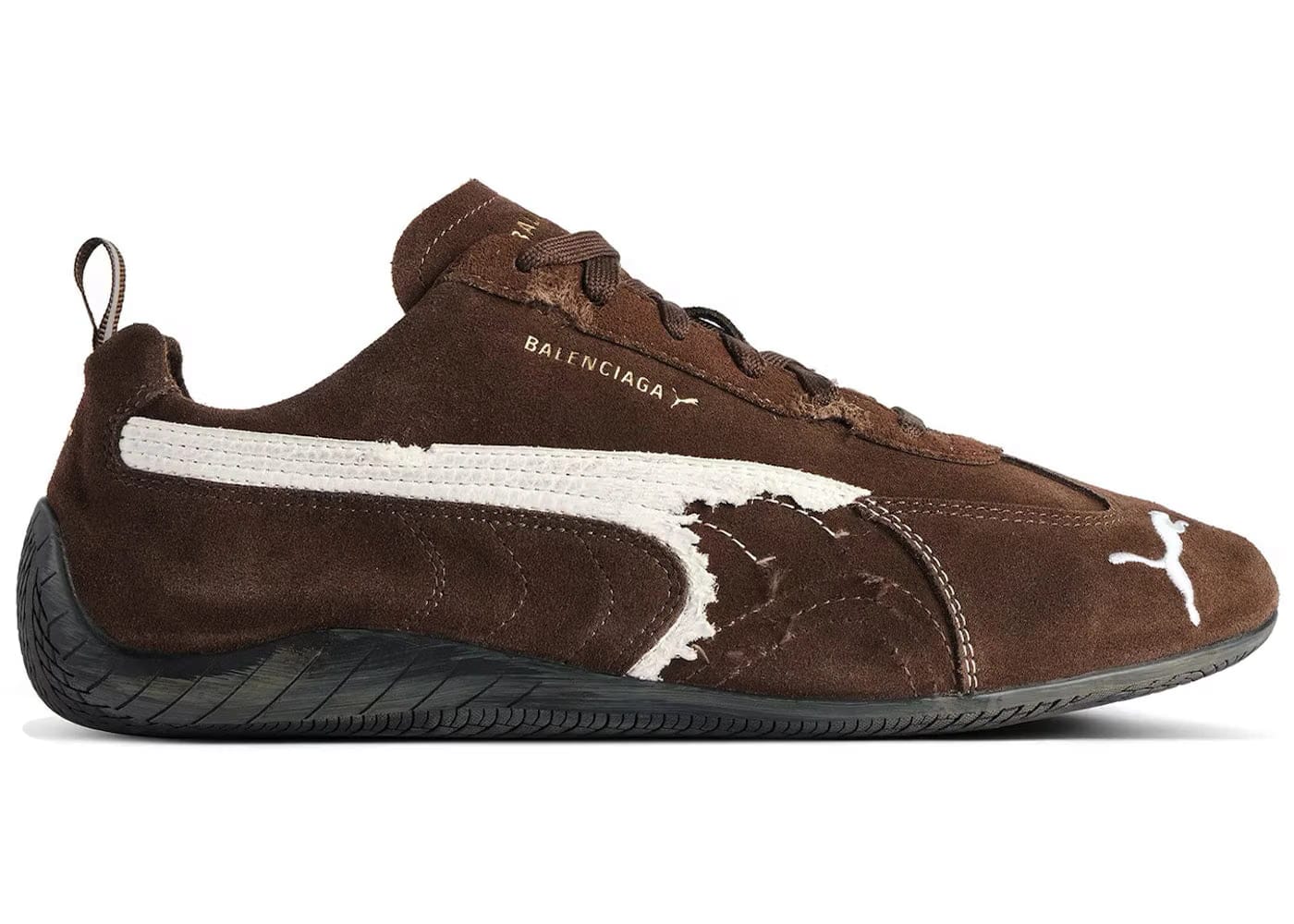 Balenciaga x Speedcat Suede Brown White