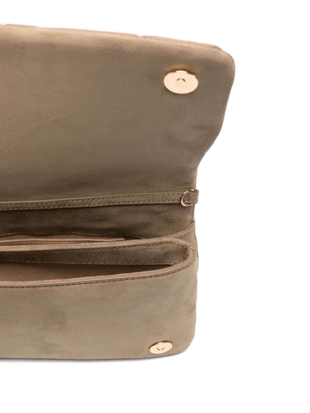 quilted-effect logo-plaque cross body bag