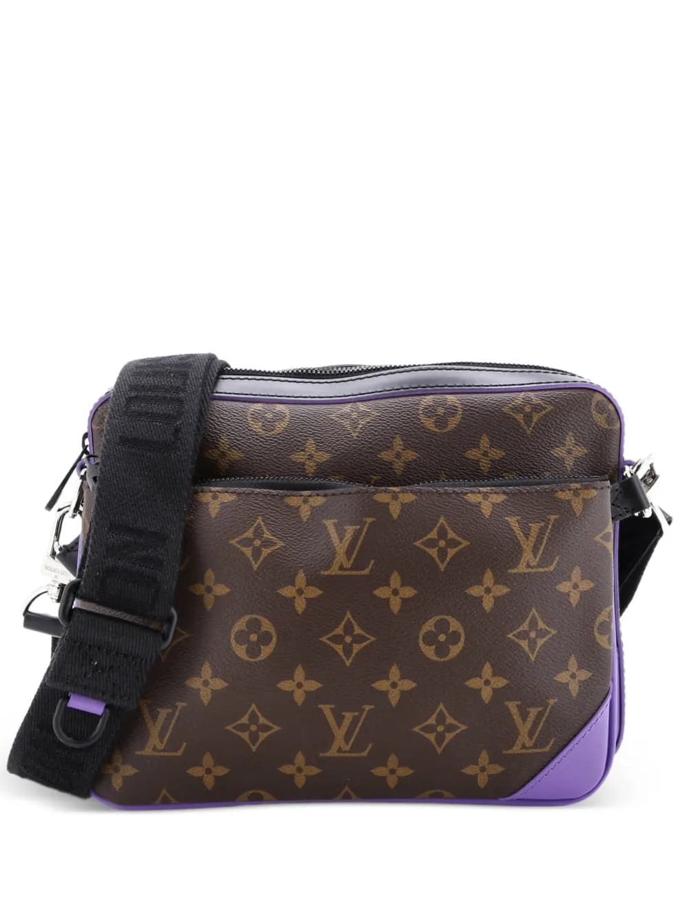Trio Messenger Bag Macassar Monogram Canvas crossbody bag