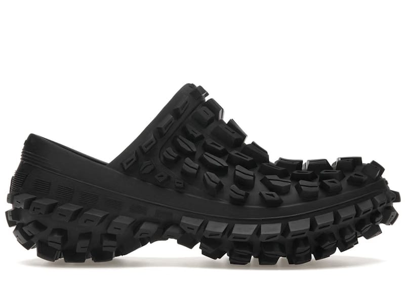 Balenciaga Defender Clog Black Rubber