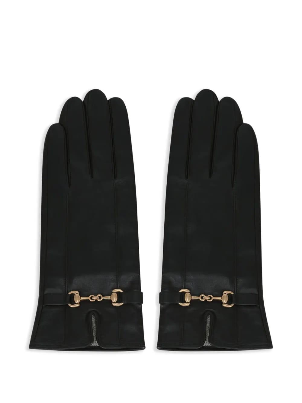 horsebit leather gloves
