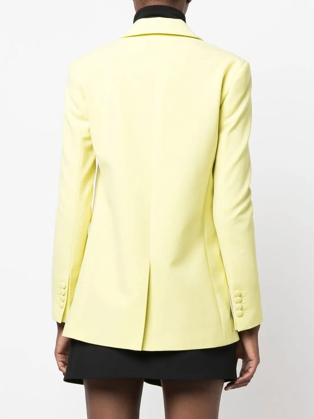 cut-out twisted blazer
