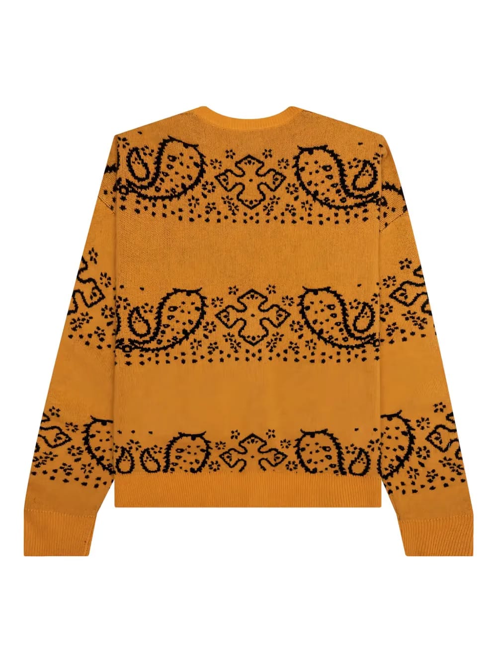 Bandana V-neck knit cardigan