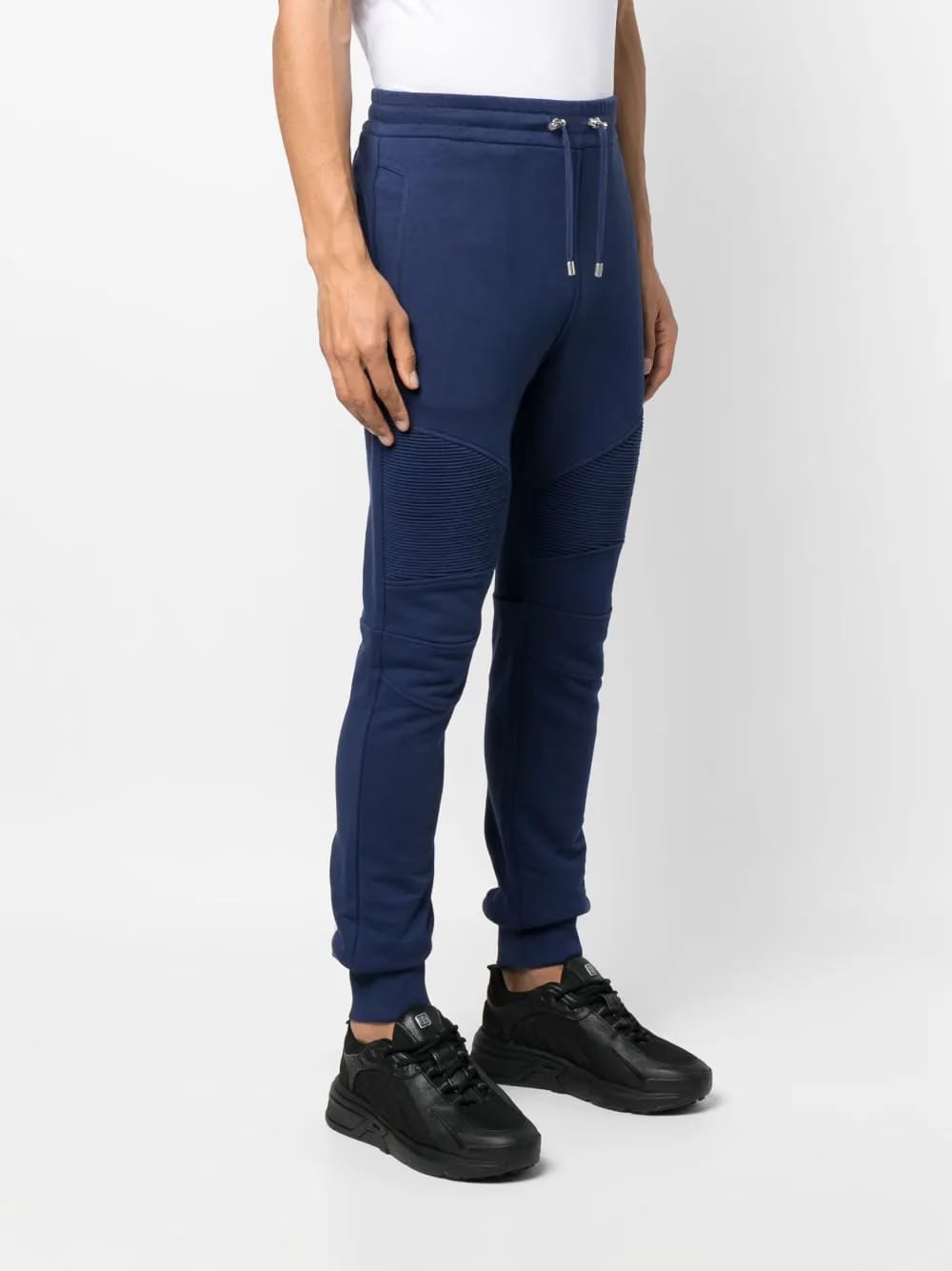logo-print ribbed track pants