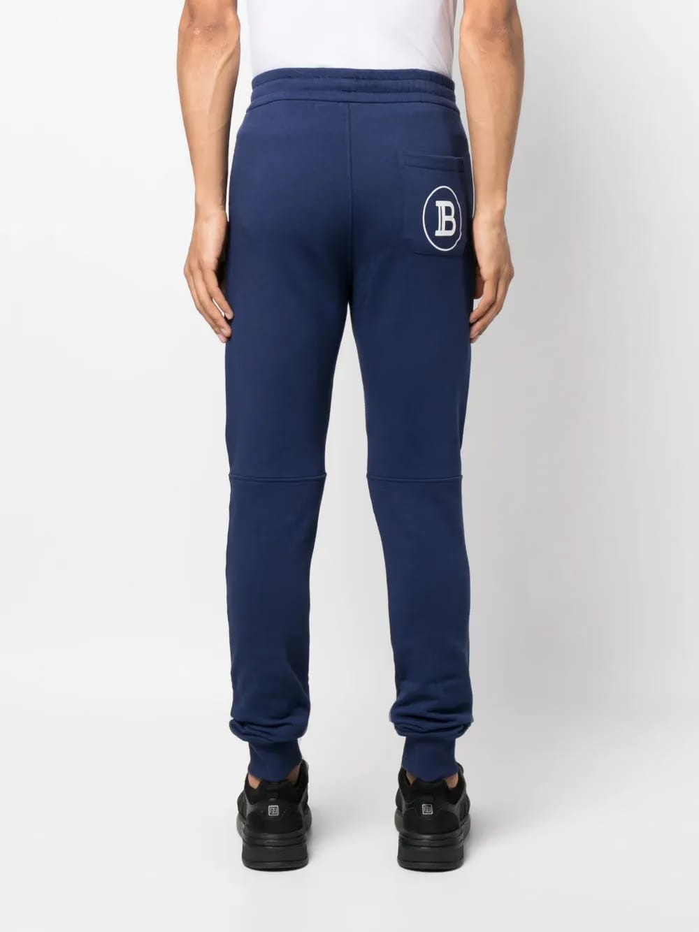 logo-print ribbed track pants