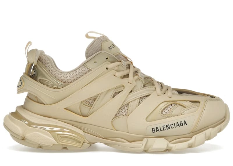 Balenciaga Track Beige Metallic Gold
